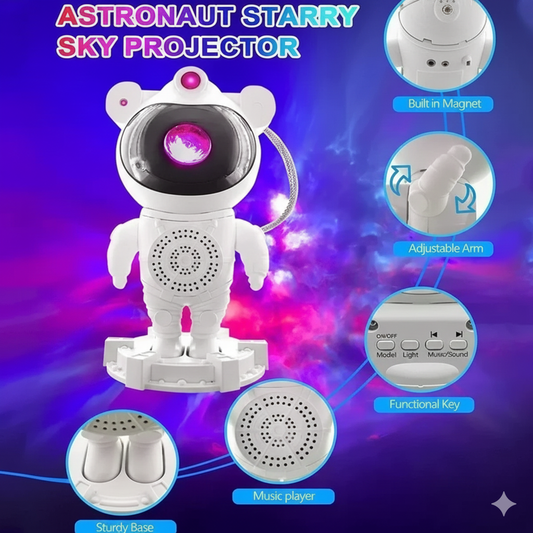 Astronaut Star Galaxy Projector Space Night Light