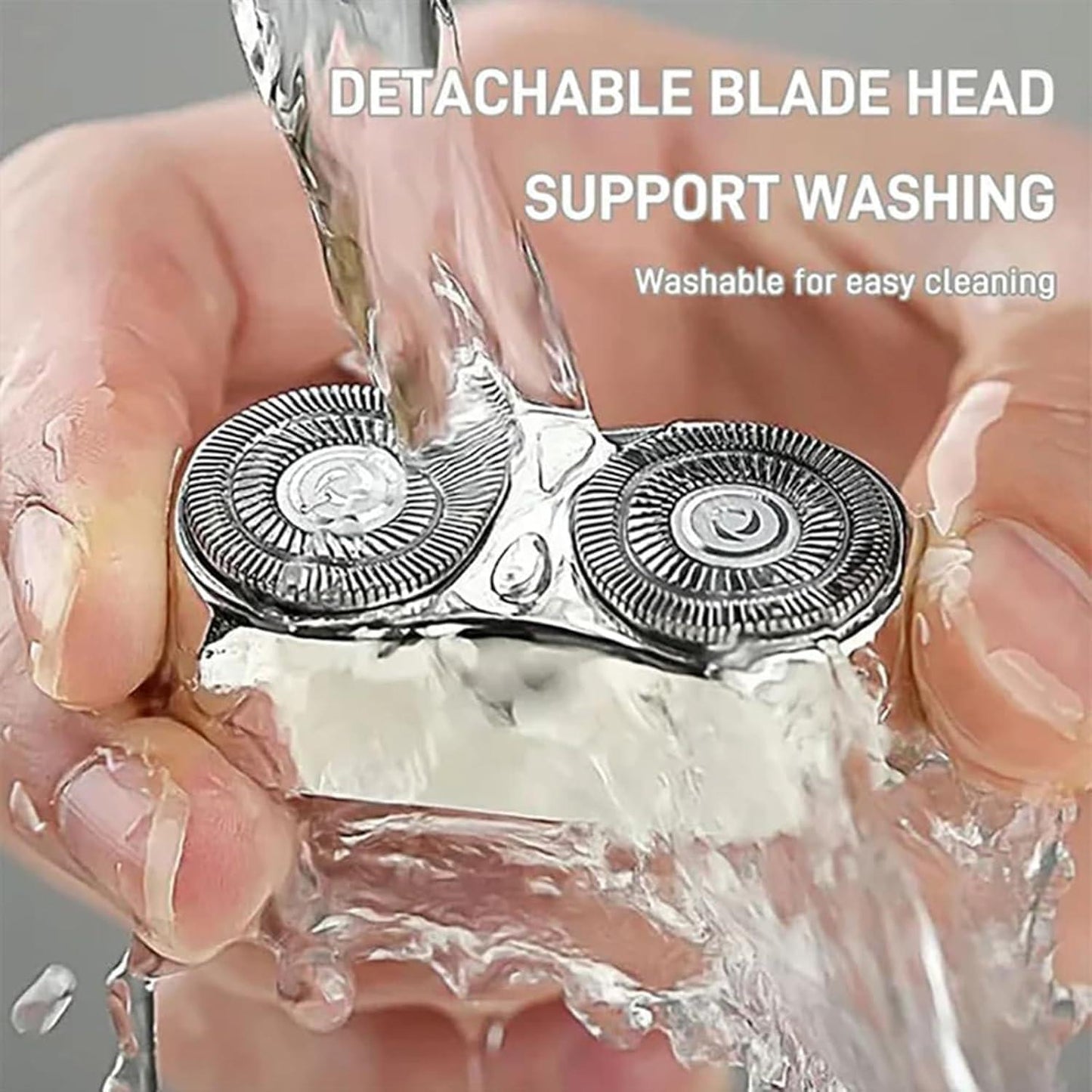Mini Shavers for Men, Washable Double Head