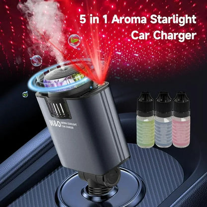 5-in-1 Starlight Car Charger